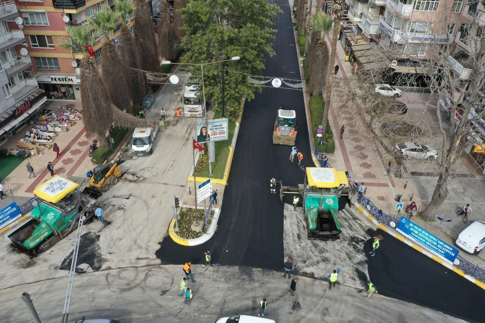 Büyükşehir 48 saatte işi tamamladı