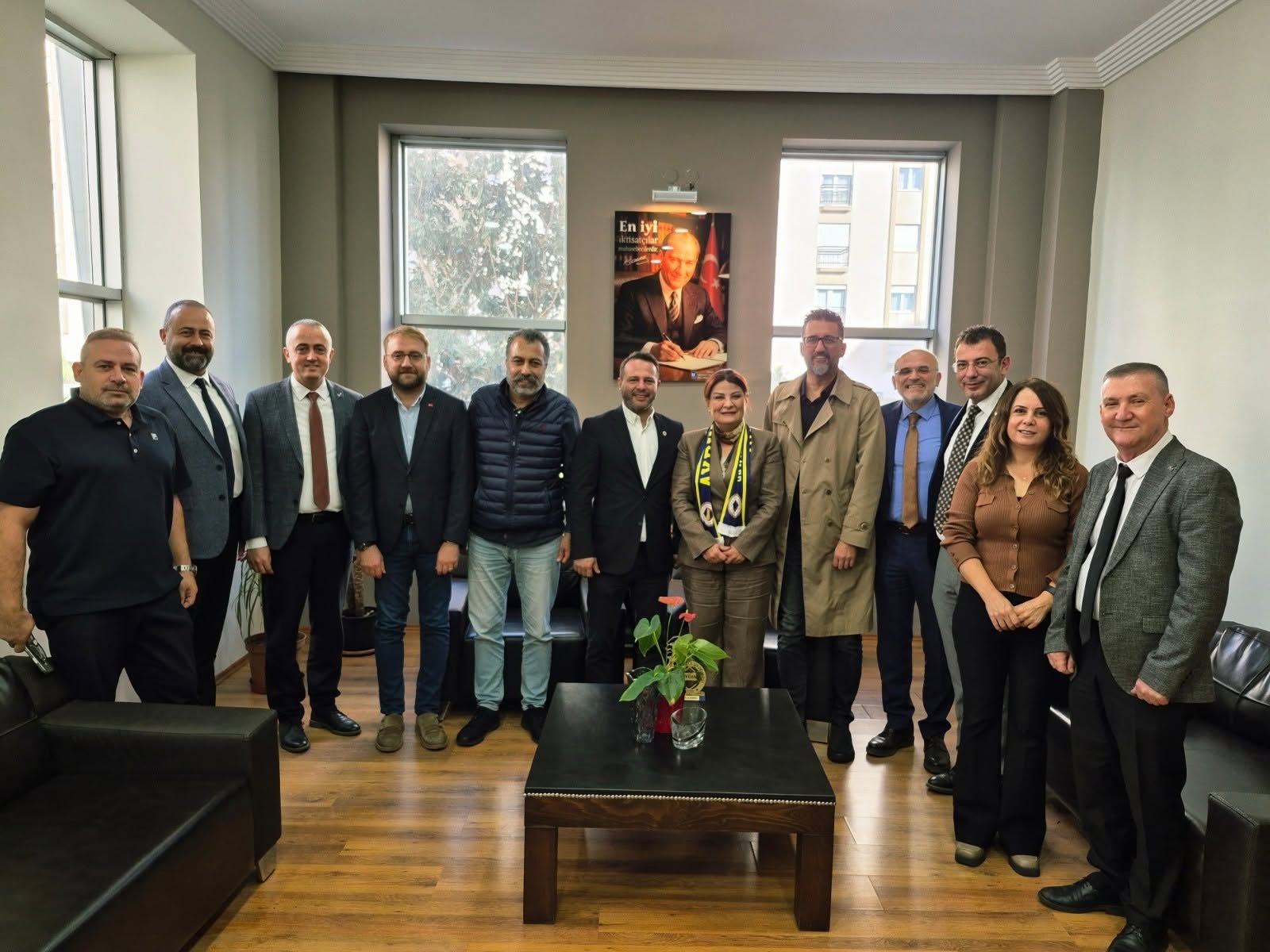 Aydın Fenerbahçeliler Derneği’nden SMMM Odası’na Ziyaret