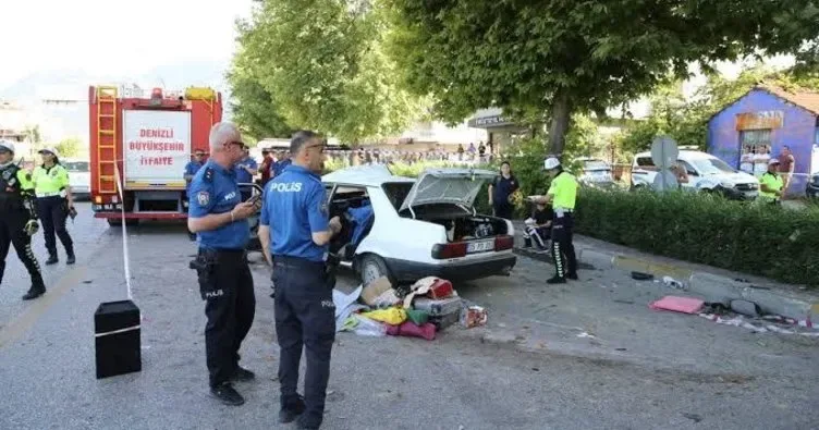 Denizli'de feci kaza! 1 ölü 4 yaralı