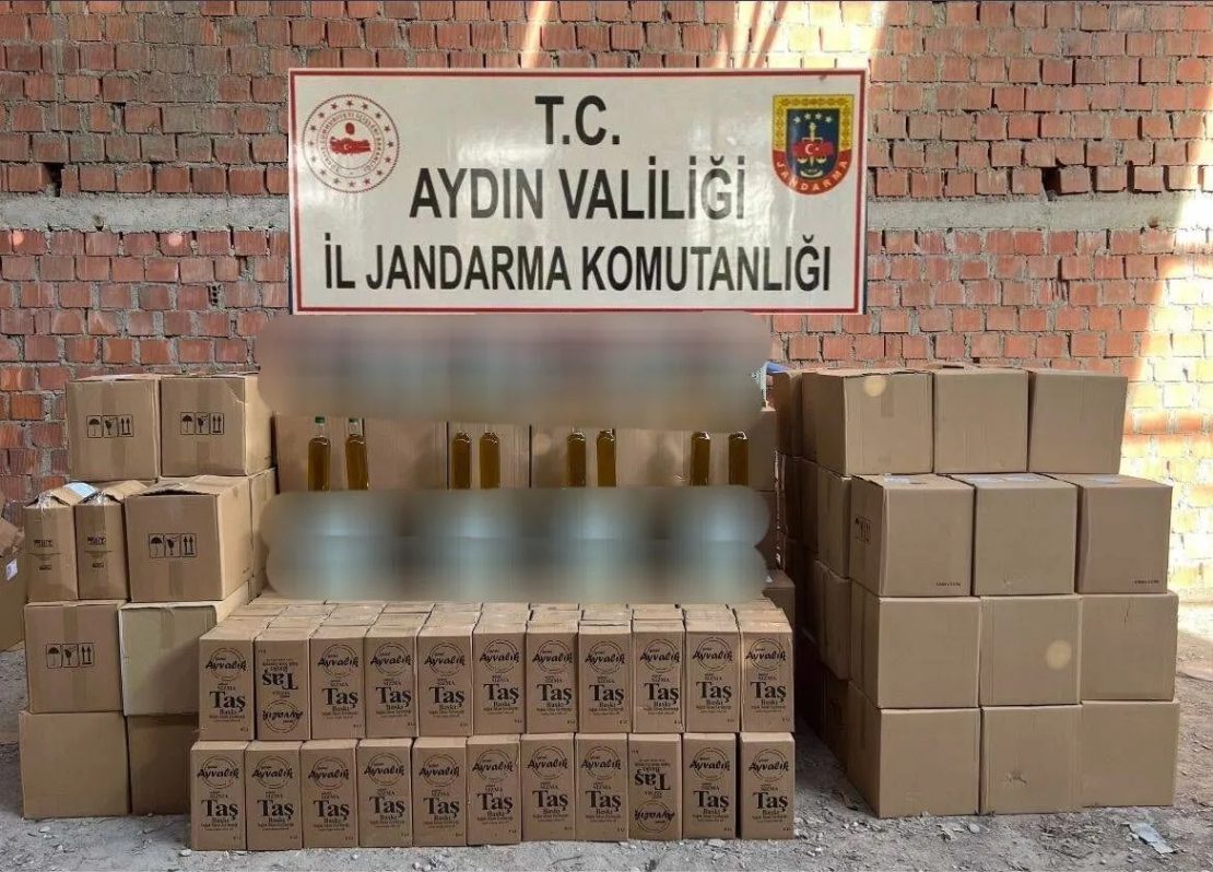 Aydın’da milyonlarca liralık sahte zeytinyağı ele geçirildi