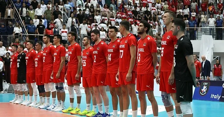 A Milli Erkek Voleybol Takımı, İtalya'ya mağlup oldu