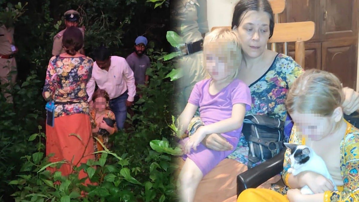 7 yıldır mağarada yaşayan anne ve iki kızı ormanda bulundu