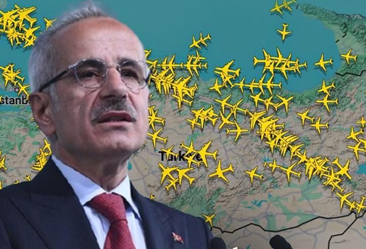 Bakan Uraloğlu 'rekor üstüne rekor' diyerek paylaştı: Yılın en yüksek uçak trafiği