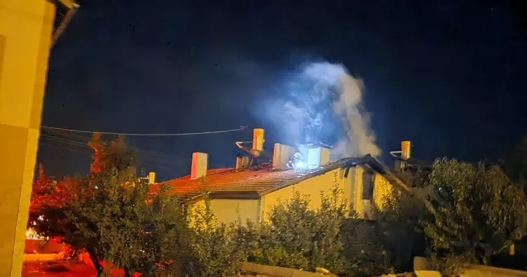 Ankara’da iki katlı binada yangın: 2 kişi dumandan etkilendi