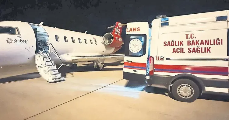 Ambulans uçak Zehra bebek için havalandı