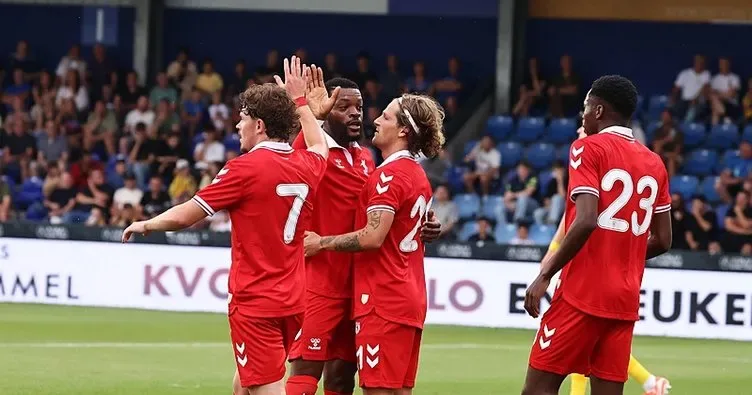 Samsunspor, hazırlık maçında Telstar ile 3-3 berabere kaldı