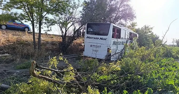 Konya'da yolcu otobüsü şarampole uçtu: 3'ü çocuk 7 kişi yaralandı!