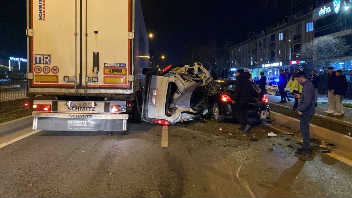 Bursa'da feci kaza: 1 ölü, 1 yaralı