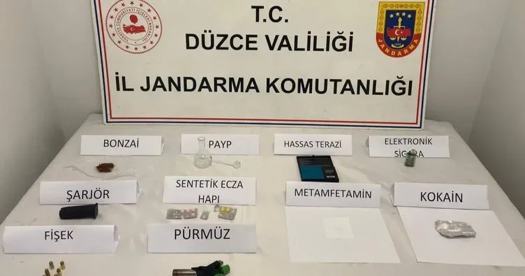 Düzce'de uyuşturucu operasyonunda 1 şüpheli tutuklandı