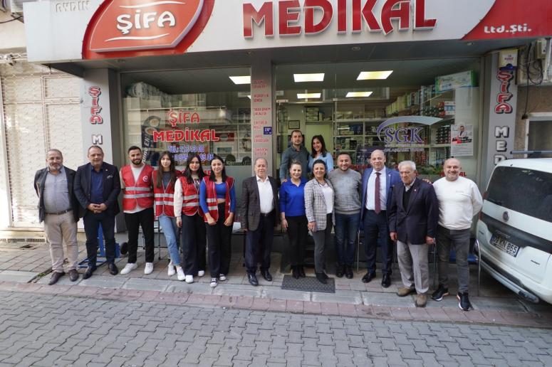 Hasan Dinçer Gençlik Caddesi Esnafını Ziyaret etti